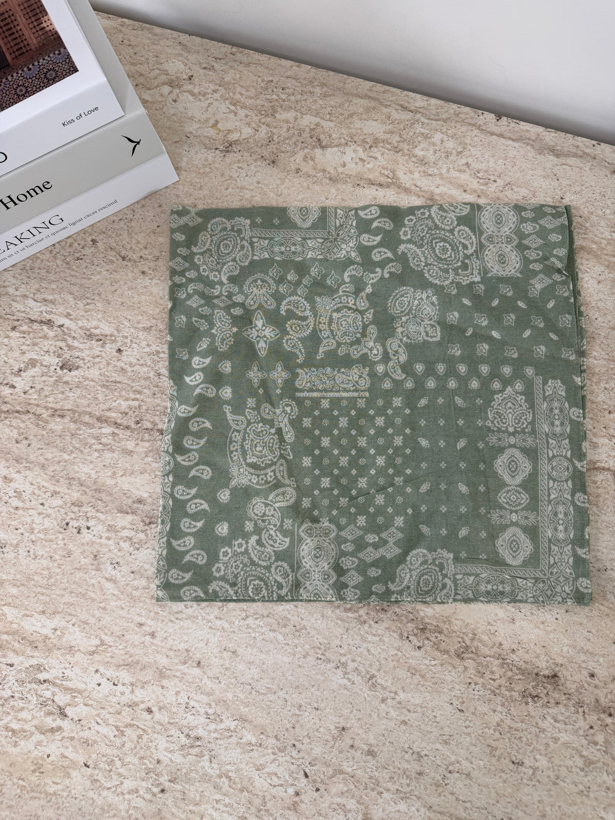 Foulard bandana vert