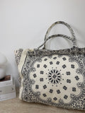 Cabas bandana blanc